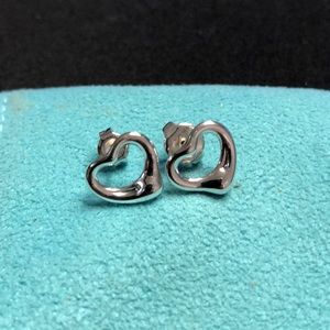 Authentic Tiffany & Co Open Heart earrings